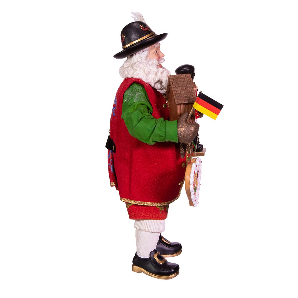 Kurt Adler 11-Inch Fabriché Musical German Santa